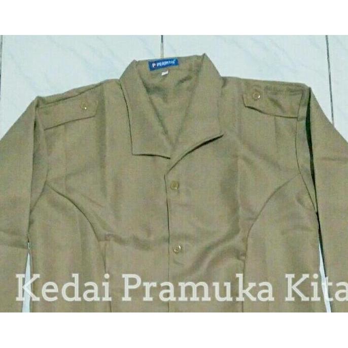 Baju pembina putri pramuka panjang | Baju pembina putri tangan panjang