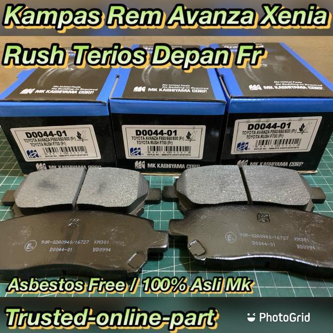 TERMURAH - Kampas rem Avanza Xenia Terios Rush 100% Asli Mk Biru