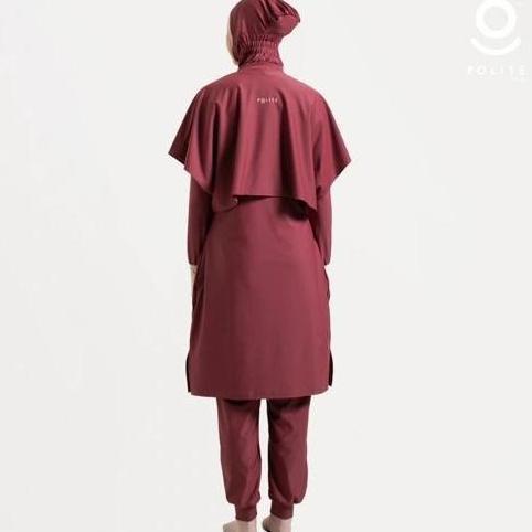 POLITE SWIM Baju Renang Muslimah 1Shark Aqua Dezel