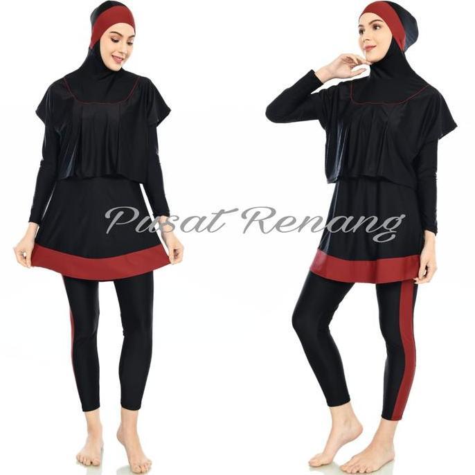 BAJU RENANG MUSLIM DEWASA BAJU RENANG MUSLIM POLOS BAJU RENANG MUSLIM Wanita Panjang Syari