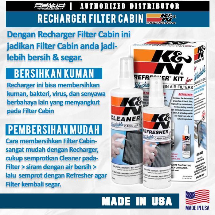 Filter Cabin Ac Washable K&N Knn Kn Crz Cr-Z Civic Turbo Original Dan Terpercaya