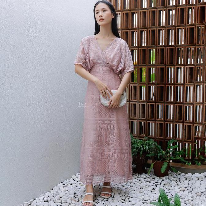 Foxquinn - Safia Dress - Dress Wanita - Kaftan Dress