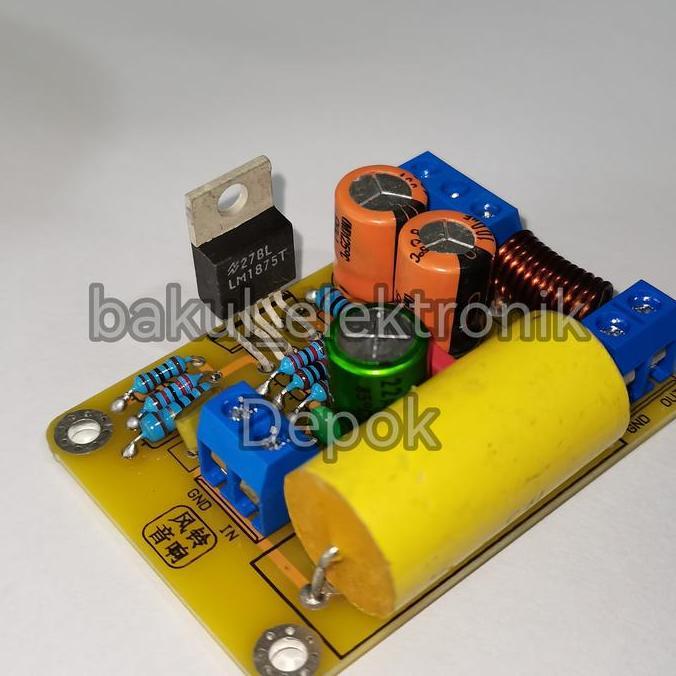 2 Pcs PCB lm1875 mono gainclone amplifier DISKON