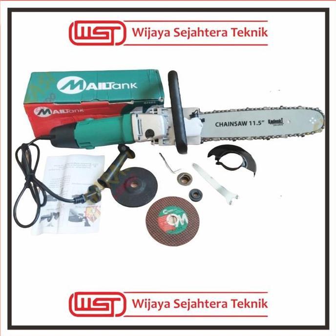 mesin gergaji kayu chainsaw mini mesin gerinda komplit chainsaw ASLI