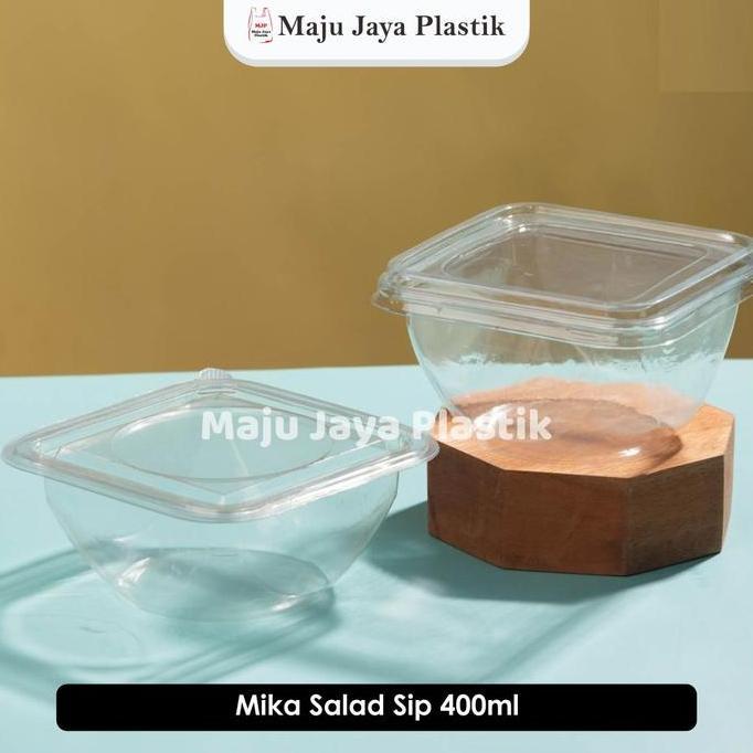 Promo [400ml] Mika Salad SIP TAM 400ml isi 25 /Mangkok Mika salad / Mika Buah Diskon