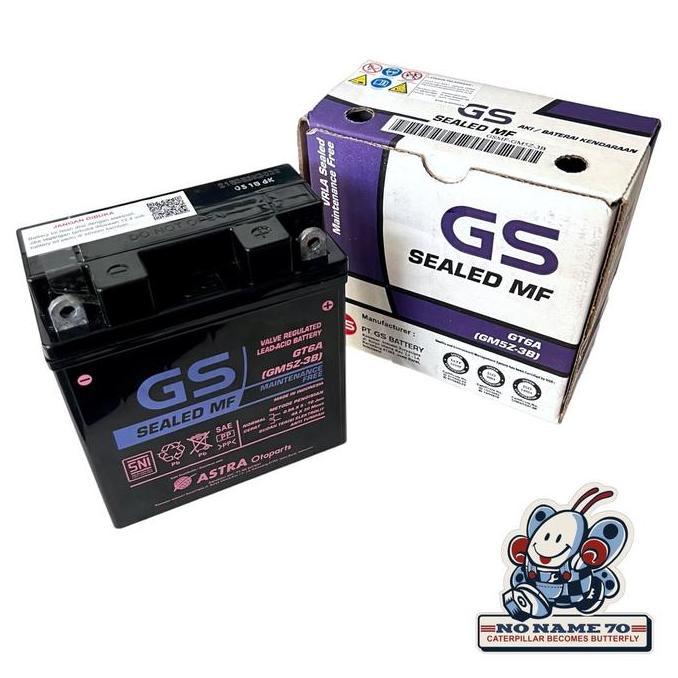 Aki Accu Kering GS Astra Honda Astrea Prima Grand Legenda Impressa Supra x Fit 100