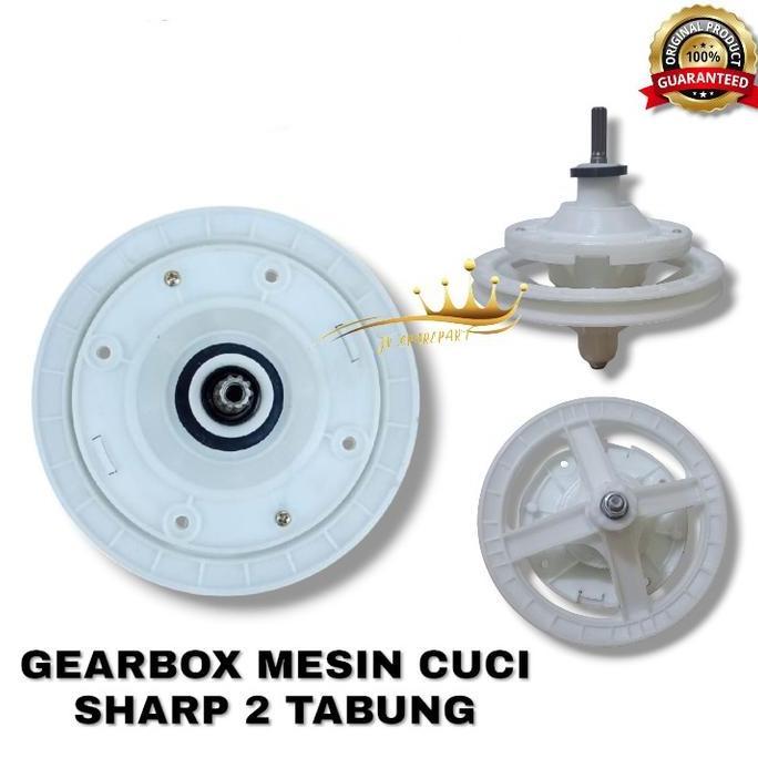 Gearbox Mesin Cuci SHARP ES-T99SJ 2 Tabung Gerigi 10 BARU