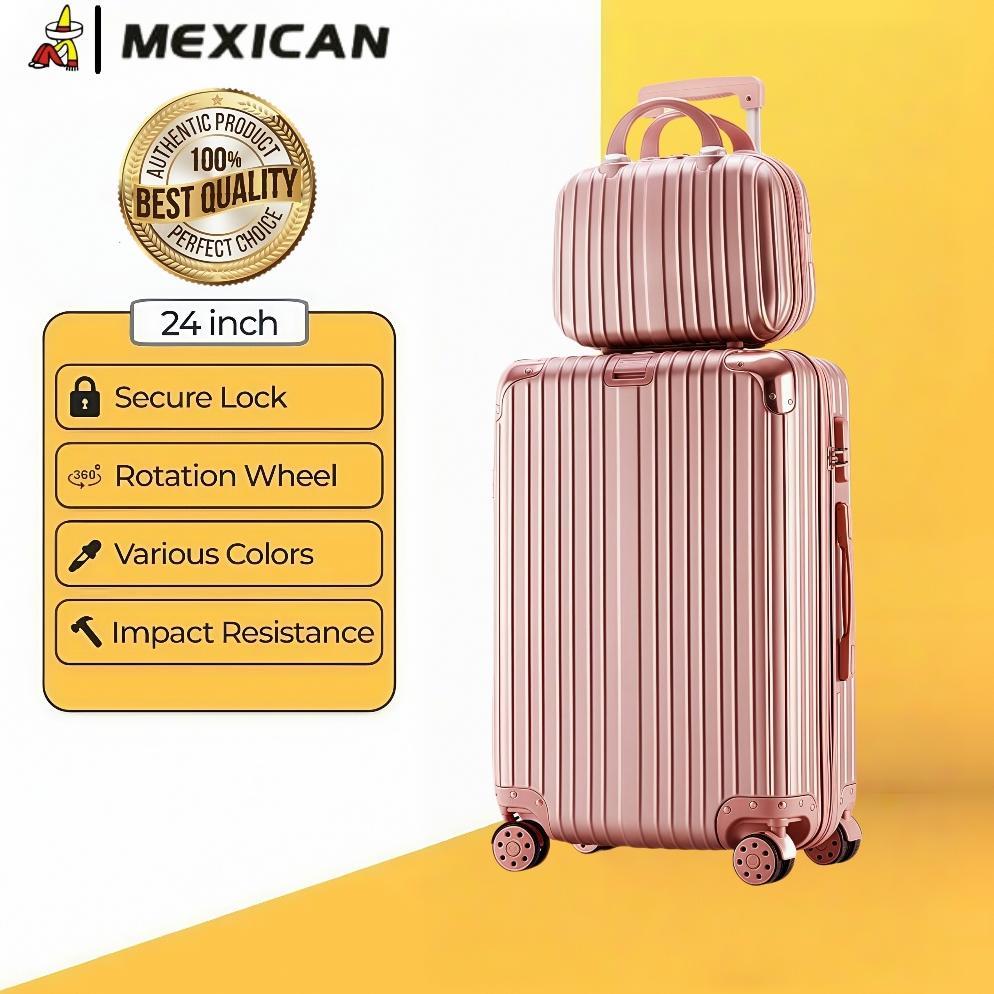 Mexican Koper Kabin 20 Inch Bagasi Tas Koper Besar Anak Perempuan 24 Inch Koper Mini 18 Inch
