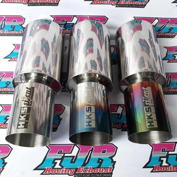 KNALPOT MOBIL HKS SILENT HI POWER TIPE SUARA BASS ORIGINAL DAN TERPERCAYA