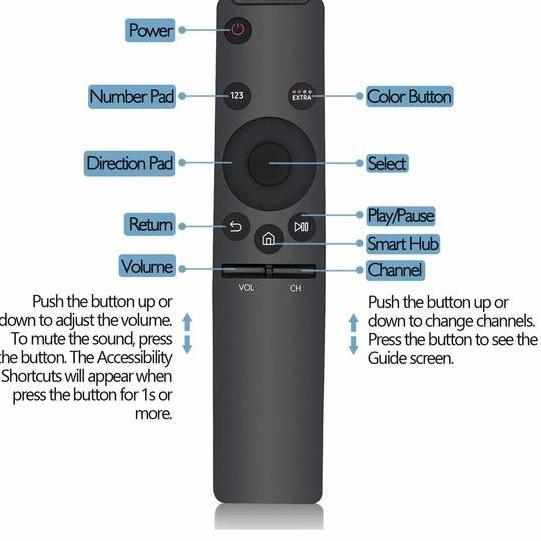 Weargo- Remote Tv Samsung Smart Tv | Remote Samsung Smart Tv | Remote Samsung