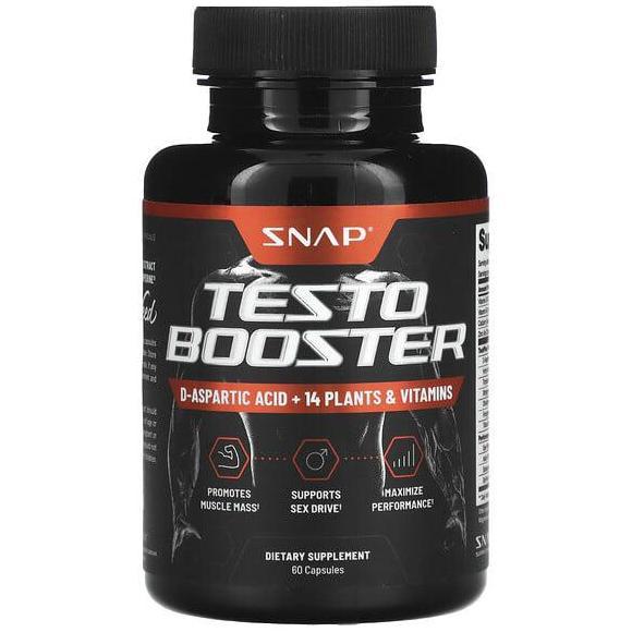 Snap Supplements Testo Booster 60 Capsules