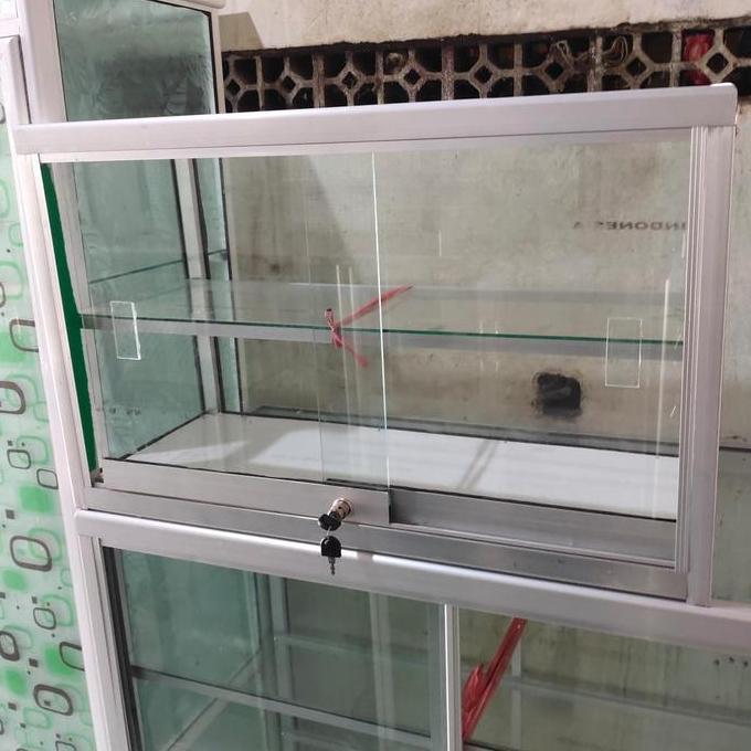 Promo Etalase makan alumunium Diskon