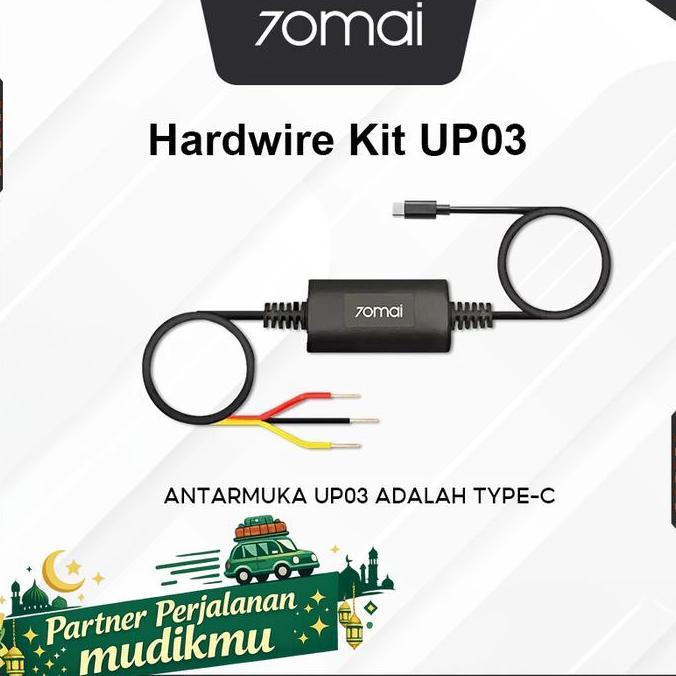 70MAI DASHCAM HARDWIRE KIT UP03 UNTUK PARKING MONITOR (UNTUK TIPE A200/A500S/A510/A810/M310/S500/OMN