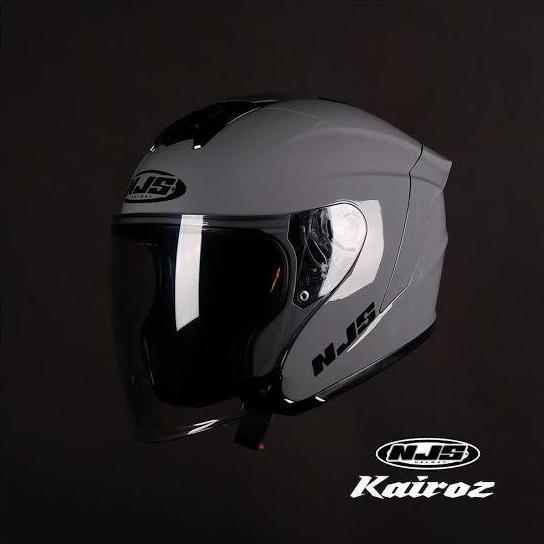 helm njs kairoz grey glossy