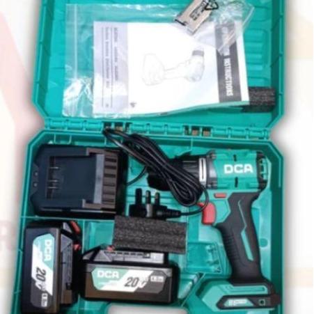 Miliki Dca Adjz2060 Hammer Drill Cordless 20V Brushless Mesin Bor Dca Adjz2060I Em