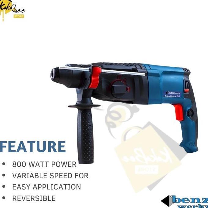 Diskon Mesin Bor Rotary Hammer Benz / Mesin Bor Bobok Sds Plus 26Mm