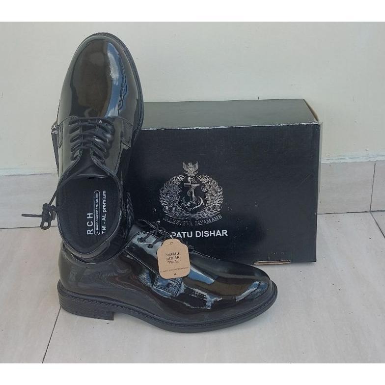 Sepatu PDH TNI AL 2023 RCH Kulit Kilap terlaris