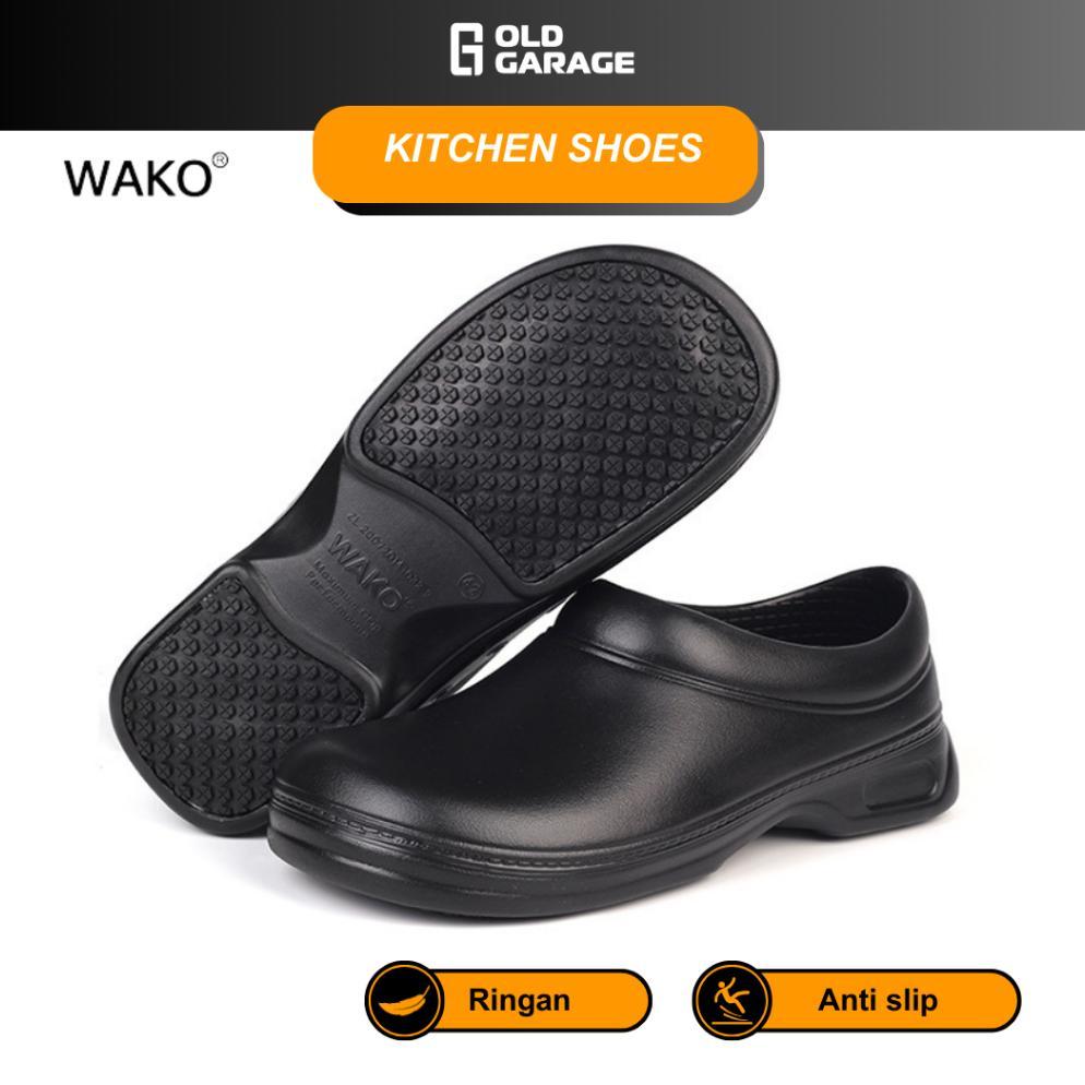 Sepatu Kitchen Pria Sepatu Chef Kitchen Shoes WAKO 9031 terlaris