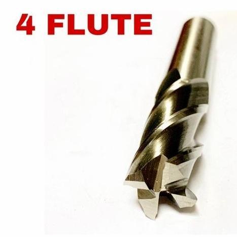 WM Endmill HSS mata bor frais 4 flute 16mm SOLID