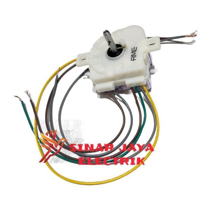 TIMER WASH 6 KABEL MESIN CUCI POLYTRON 2 TABUNG - TIMER MESIN CUCI POLYTRON 6 KABEL