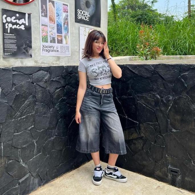 Willply Jort Pants Jeans Pria Wanita Celana Jeans 3/4 Unisex Regular Size 27 - 34