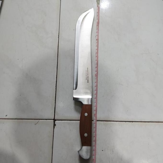 Pisau Lembu Stainless Steel Prohex Golok Daging Pisau Sayur Ikan Depok