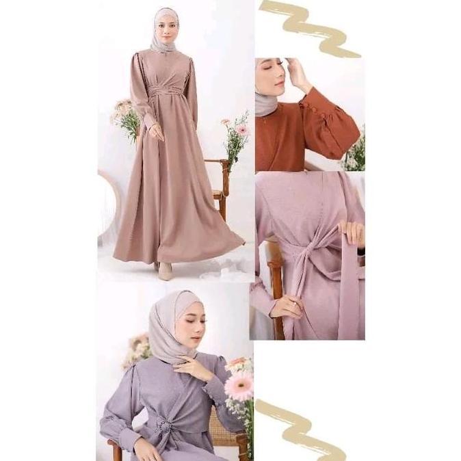 Murah SALE Gamis Premium Gamis Oring O'ring O ring Rempel Busui Friendly Gamis Wanita Pesta Dress Mu