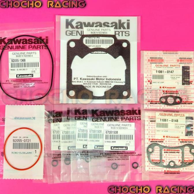 GASKET PAKING TOP SET BLOK 1827 KIS NINJA 150 R LAMA LAWAS ORIGINAL
