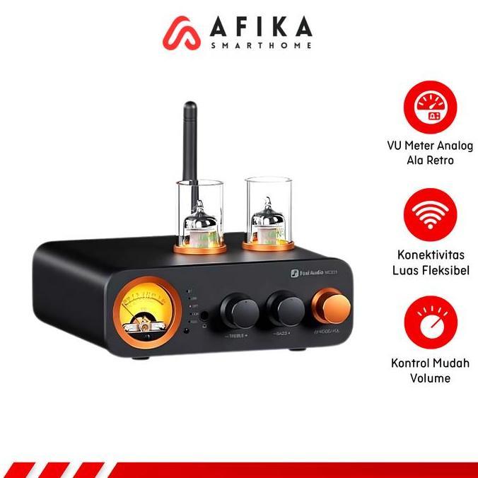 FYODORU Audio Amplifier Tube Bluetooth DAC TPA3221 with VU Meter