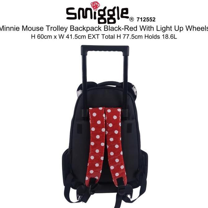 Smiggle Backpack Trolley SD Unicorn Tas Troli Dorong mini minecraft