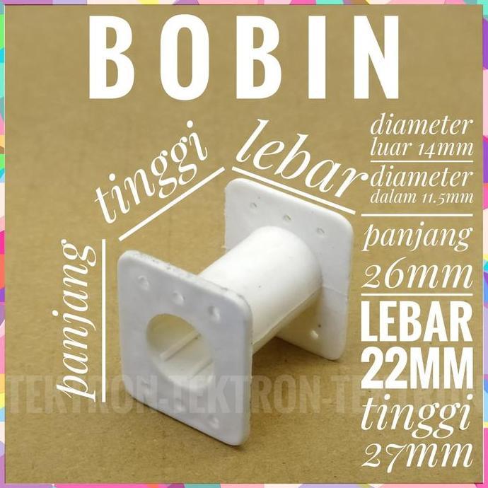 Diskon (1) Bobin Plastik Koker Kawat Crossover Trafo Induktor Kelosan RFC tek70n
