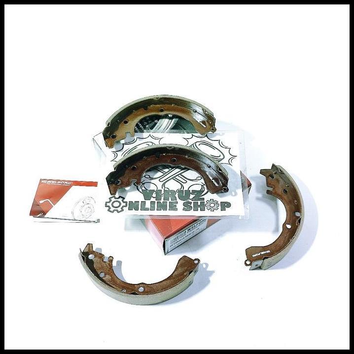 BEST DEAL KAMPAS REM BRAKE SHOE BELAKANG TOYOTA COROLLA DX KE20 - KE70 PART 04495-12060 1SET 