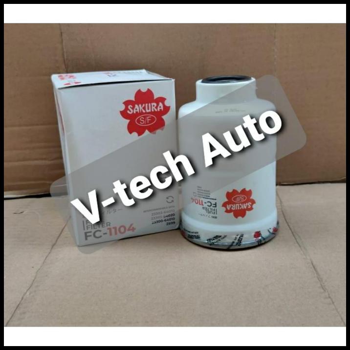 DISKON FILTER SOLAR / FUEL FILTER TOYOTA HIACE DIESEL FC-1104 FC1104 SAKURA 