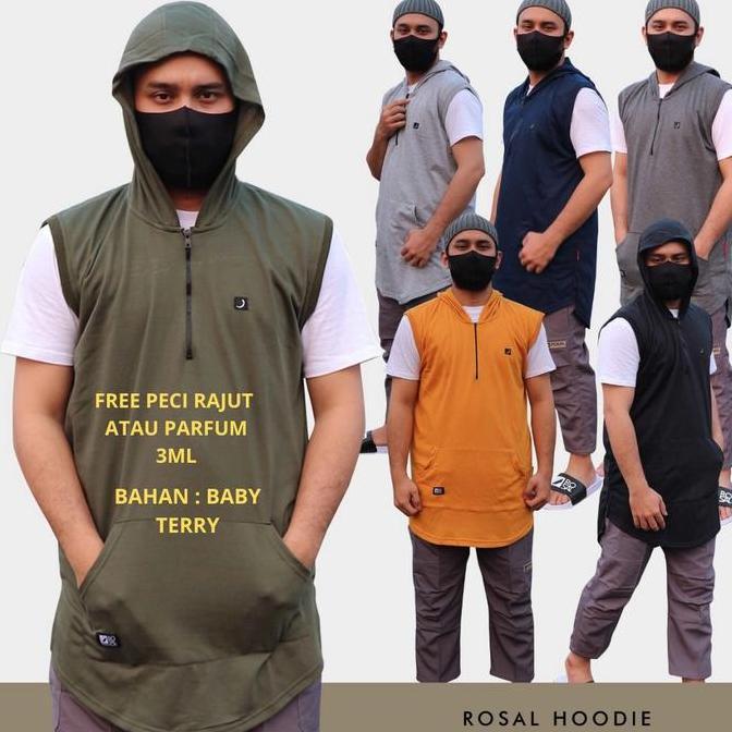 Murah Rompi Shalat hoodie Rompi Sholat Kurta Rosal Rompi Kurta - M Non COD