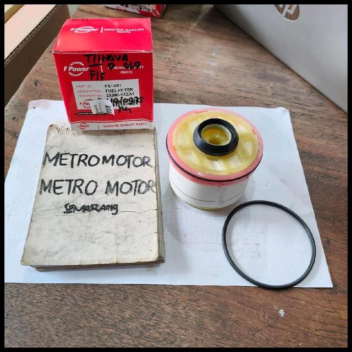 BEST DEAL 1PC FUEL FILTER SOLAR INNOVA FORTUNER HILUX DIESEL 2006-2015 F POWER 