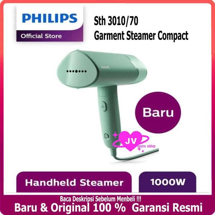 TERLARIS - PHILIPS STH3010/70 Handheld Steamer Philips Setrika Uap -Setrika Lipat