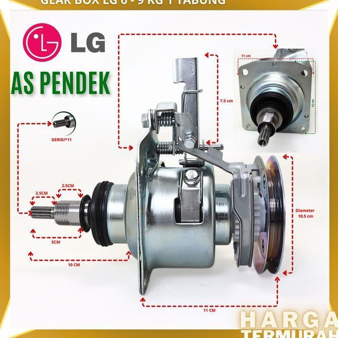 GEAR BOX MESIN CUCI LG 1 TABUNG | GEAR BOX AUTOMATIC LG | GEAR BOX LG