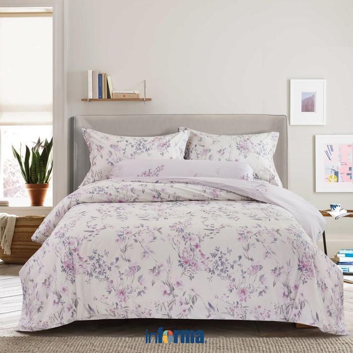 Informa 160X200 cm Set 7 Pcs Seprai Queen Katun Informa Kelsie Bedding Tempat Tidur Perlengkapan Kam