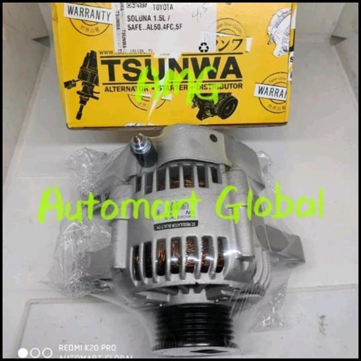 HOT DEAL DINAMO CAS SOLUNA ALTERNATOR SOLUNA VIOS GREAT BODY BESAR 75A 5AFE AL50 