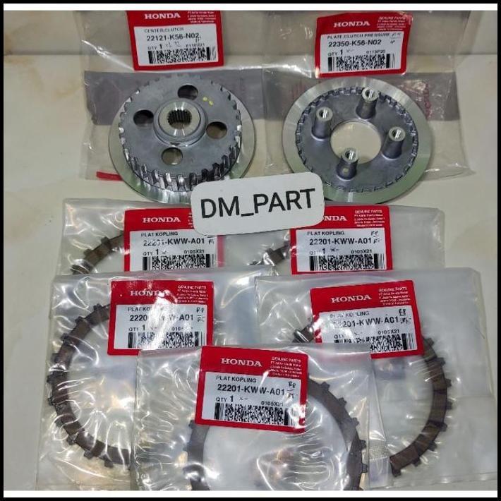 HOT DEAL KAMPAS KANPAS KOPLING CENTER CLUTCH 22350 22121 K56 N02 1 SET KAKI 4 DAN LAWAN SONIC 150 CB