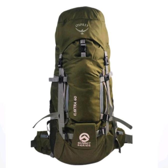 Tas Gunung/Tas Carrier 60 Liter Consina Dilengkapi Jas Hujan Anti Air HAR