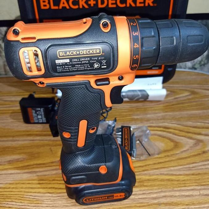 Miliki Black Decker Cordless Drill Driver Bor Baterai 10.8V Bdcdd 12 Bdcdd12K