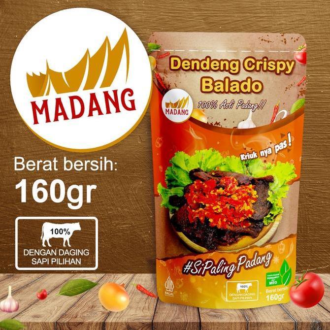 Madang - Dendeng Balado Krispy / Dendeng Balado Kering Asli Padang GM