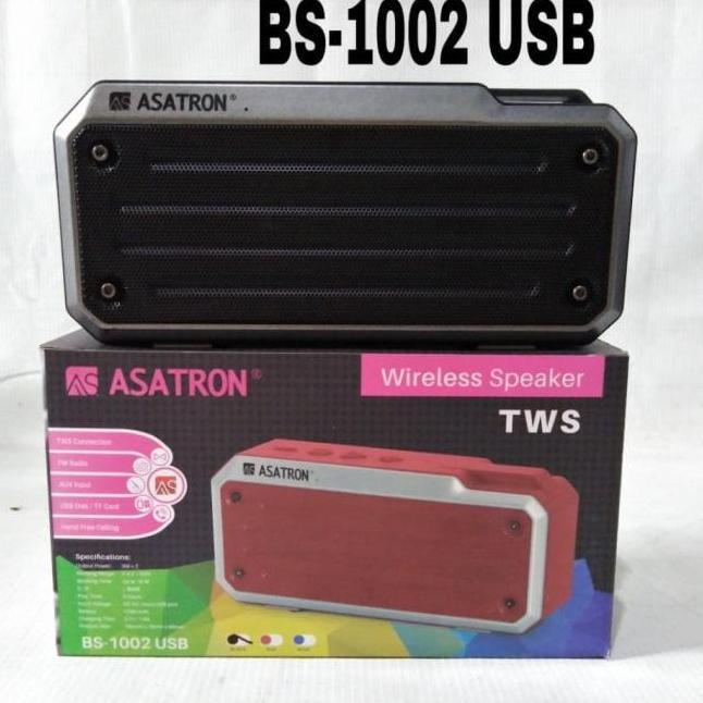 (ACS) Asatron BS-1002 USB Portable Bluetooth Speaker / Radio FM / USB / TF