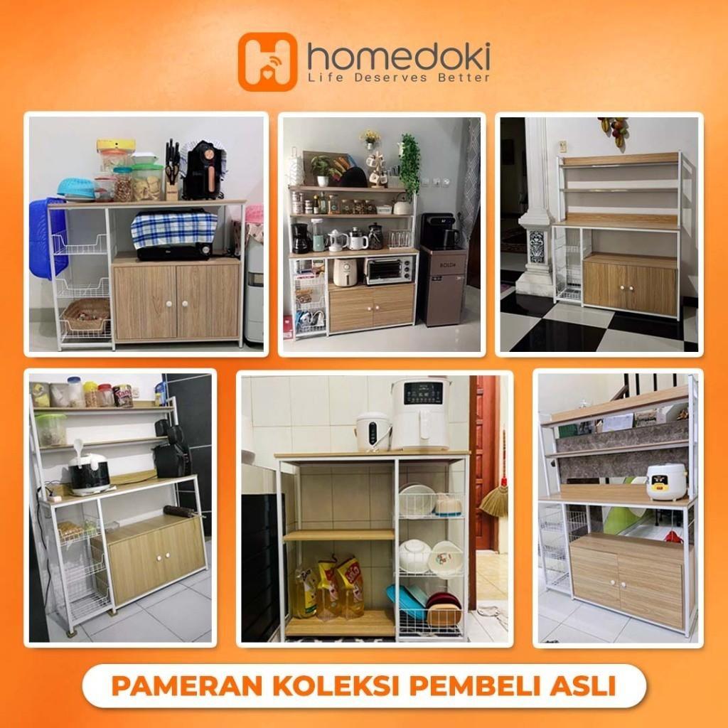 Rak Dapur Susun Minimalis / Rak Oven Microwave / Rak Serbaguna Minimalis