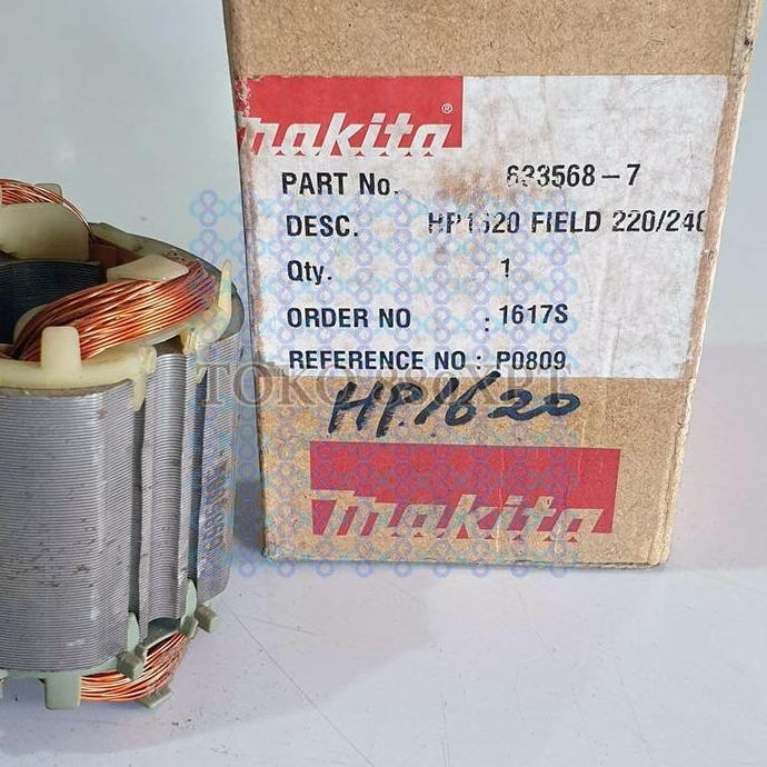 Diskon Stator Field Assembly Makita Hp1620 Hp 1620 Bor Beton Makita 633568-7