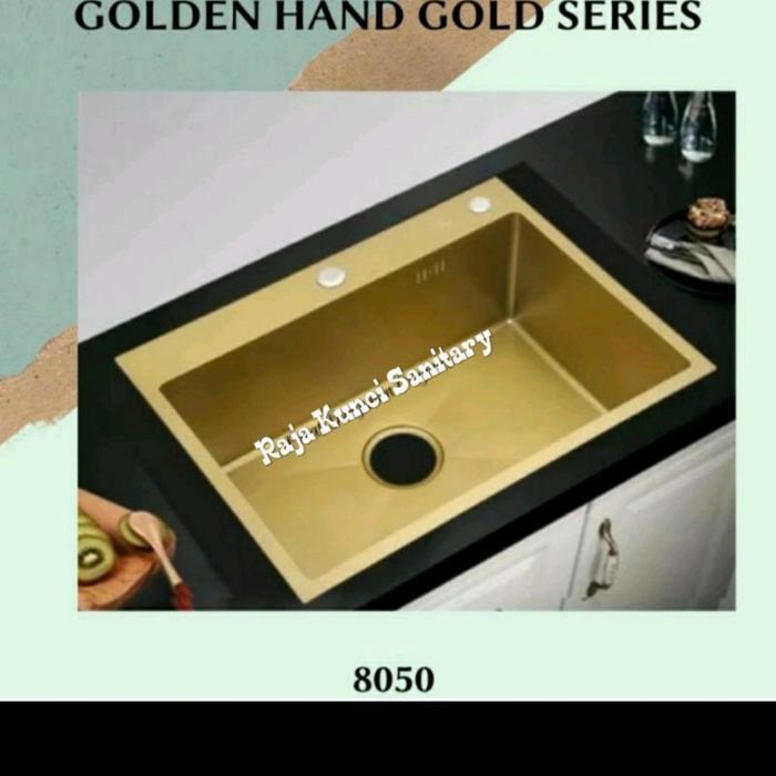 Kitchen Sink 8050 Gold/Onan/Golden Hand/Bolzano/Bak Cuci Piring 8050
