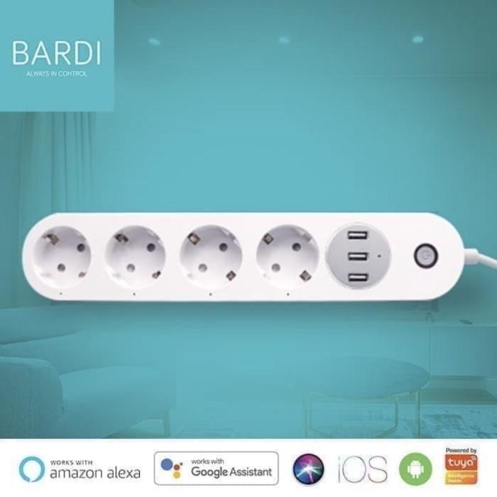 BARDI SMART HOME POWER STRIP EXTENSION COLOKAN WIFI IOT