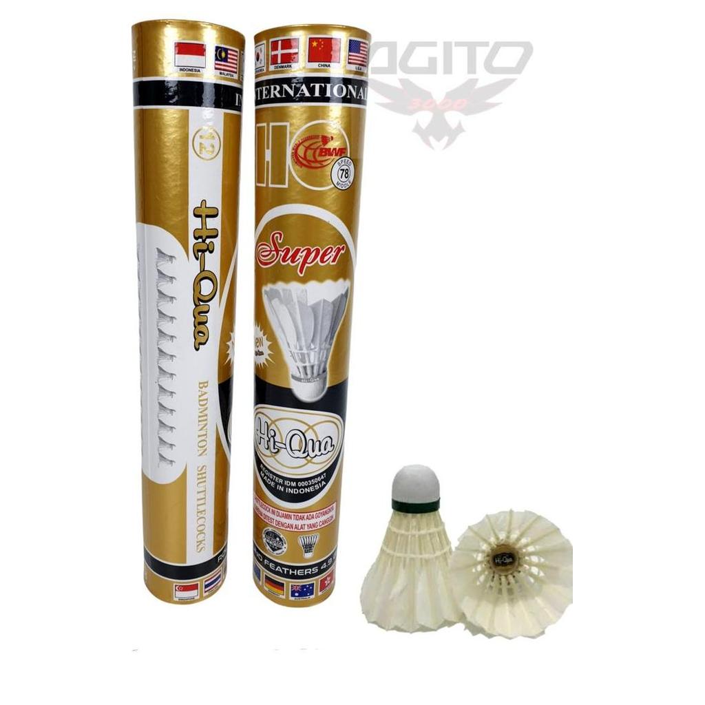 Shuttlecock atau Bola Badminton Hi Qua Gold Super