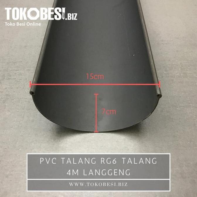 Thebest- PVC Talang RG6 talang 4m Langgeng